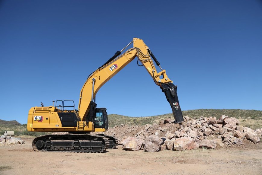 Caterpillar introduces two new Cat® Performance Series Hammers delivering high-production, low-maintenance operation on large excavators